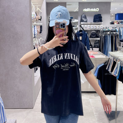 韓國 Calvin Klein Heritage Embroidered Logo Graphic Tee【SC346】