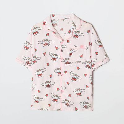 韓國 SPAO Sanrio Characters Short Sleeve Pajamas【SP374】