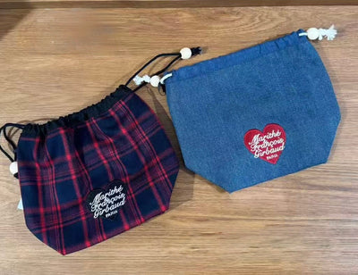 韓國 Marithe Francois Girbaud Heart Classic Logo String Pouch【MD367】