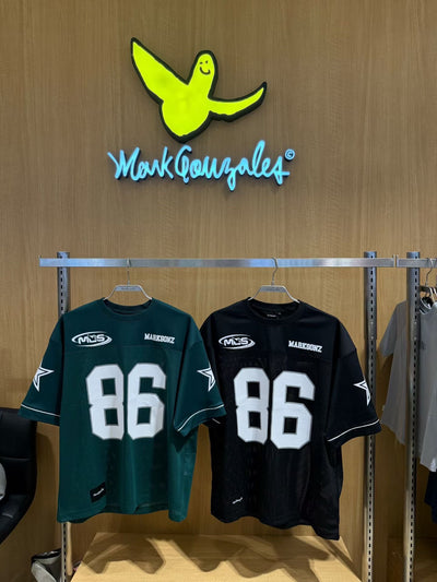韓國 Mark Gonzales American Football Mesh Short Sleeve T-shirt【MG331】