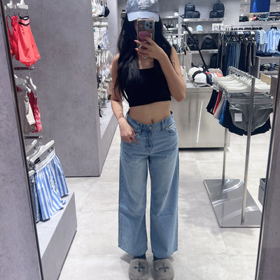 韓國 Calvin Klein Women's Wide-Leg Eco Denim【SC361】