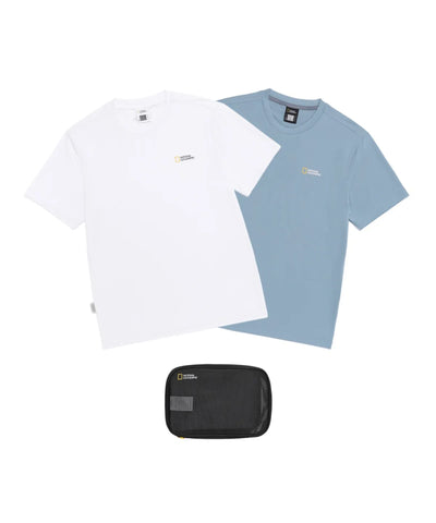 韓國 National Geographic Uni Mace Functional 2-Pack Short Sleeve T-shirt【NG1088】