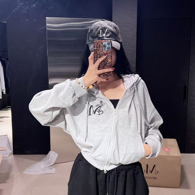 【現貨】韓國 Mucent Sahara Gradation Leopard Cross Hood Zip-up【MU142】