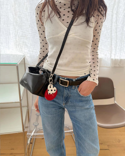 韓國 Bucks & Leather 按扣斜挎包【SM2378】