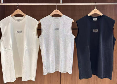 韓國 Marithe Francois Girbaud Sorona Cool Small Classic Logo Sleeveless【MD315】