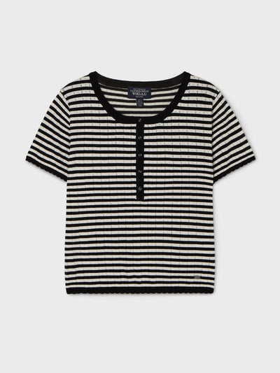 韓國 WhoAU Skashi Henley neck Pullover【WA321】
