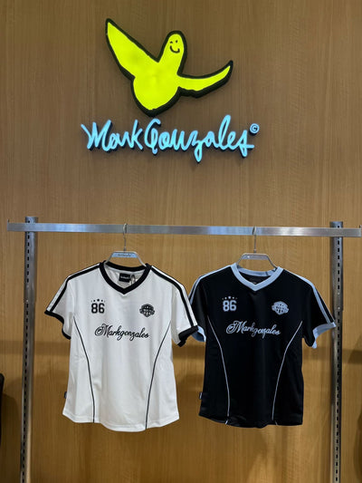 韓國 Mark Gonzales Women's Football Uniform Crop Short Sleeve T-shirt【MG332】