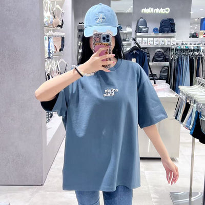 韓國 Calvin Klein Heavy Open End Jersey Graphic Tee【SC342】