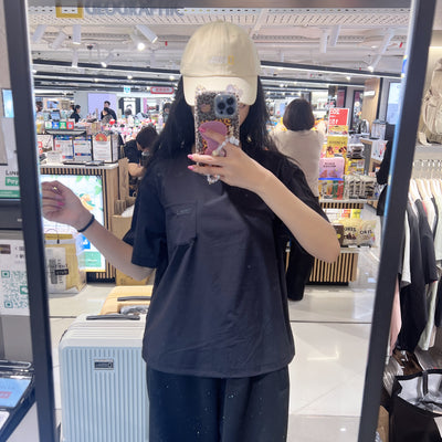 韓國 National Geographic Women's Airflow Hybrid Semi-Crop Short Sleeve T-shirt (涼爽面料)【NG874】