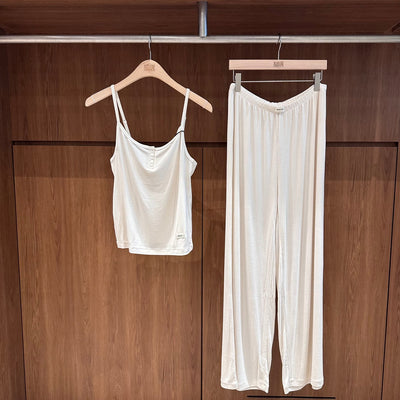 韓國 Marithe Francois Girbaud Underwear W Pointelle Cami Lounge Set【MD328】