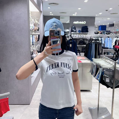 韓國 Calvin Klein Women's Calvin Klein Ringer Tee【SC315】