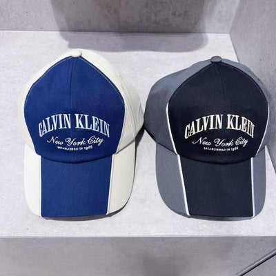 韓國 Calvin Klein Unisex Graphic Two-Tone Seasonal Ball Cap【SC339】