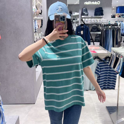 韓國 Calvin Klein Easy Stripe Crewneck Tee【SC348】