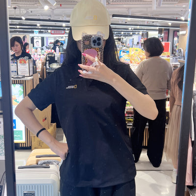 韓國 National Geographic Women's Caridi Pique Short Sleeve Collared T-shirt【NG885】