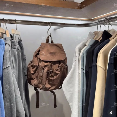 韓國 Marithe Francois Girbaud Claasic Logo Stooper Pocket Backpack【MD126】
