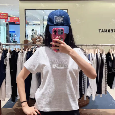 韓國 Marithe Francois Girbaud W Classic Logo Tee【MD152】