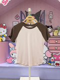 韓國 SPAO Raglan Short Sleeve Tee【SP459】