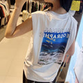 韓國 National Geographic Sleeveless T-shirt【NG941】