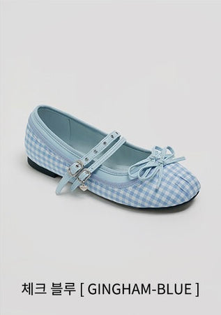 韓國 Chaakan Kitsch Ribbon Mary Jane Flats【CN056】