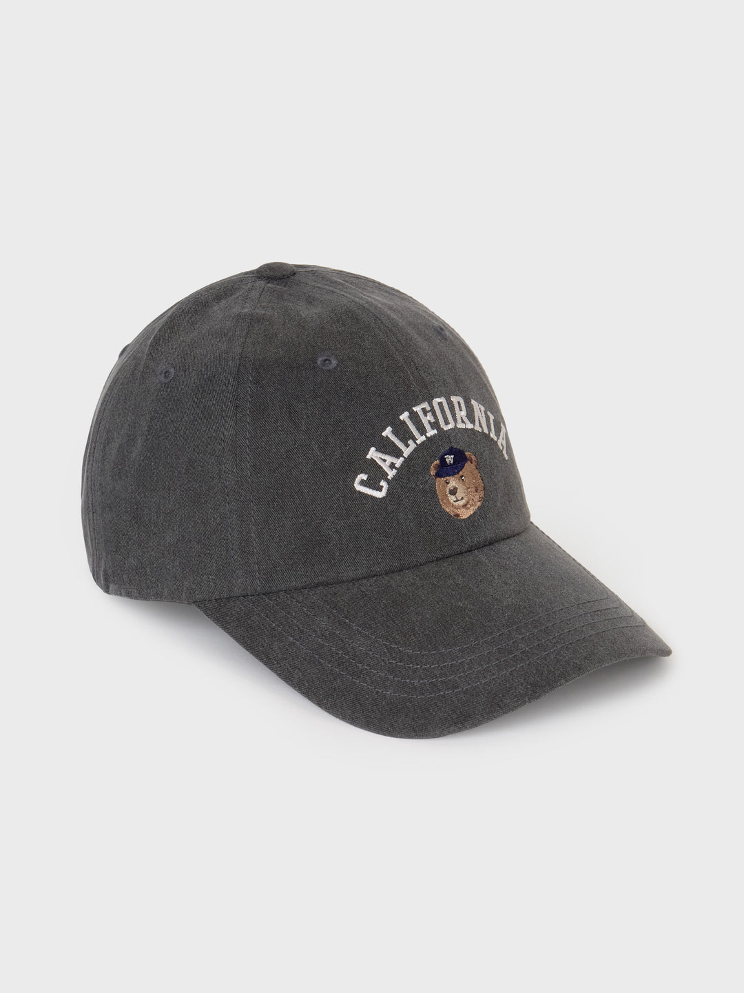 韓國 WhoAU Steve Head Embroidery Washed Ball Cap【WA255】