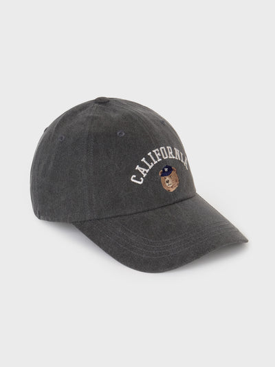 韓國 WhoAU Steve Head Embroidery Washed Ball Cap【WA255】