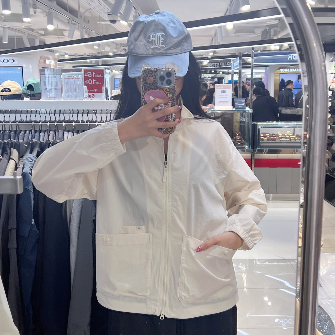 韓國 Snowpeak Root Women's Stand Neck Windbreaker (防水防曬面料)【SN162】