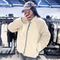 【現貨】韓國 National Geographic Unisex Malay Mac Round Reversible Fleece Zip-Up【NG047】