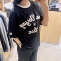 韓國 Satur Setter Logo Embroidered Voyage Short Sleeve T-shirt (男女同款)【SR340】