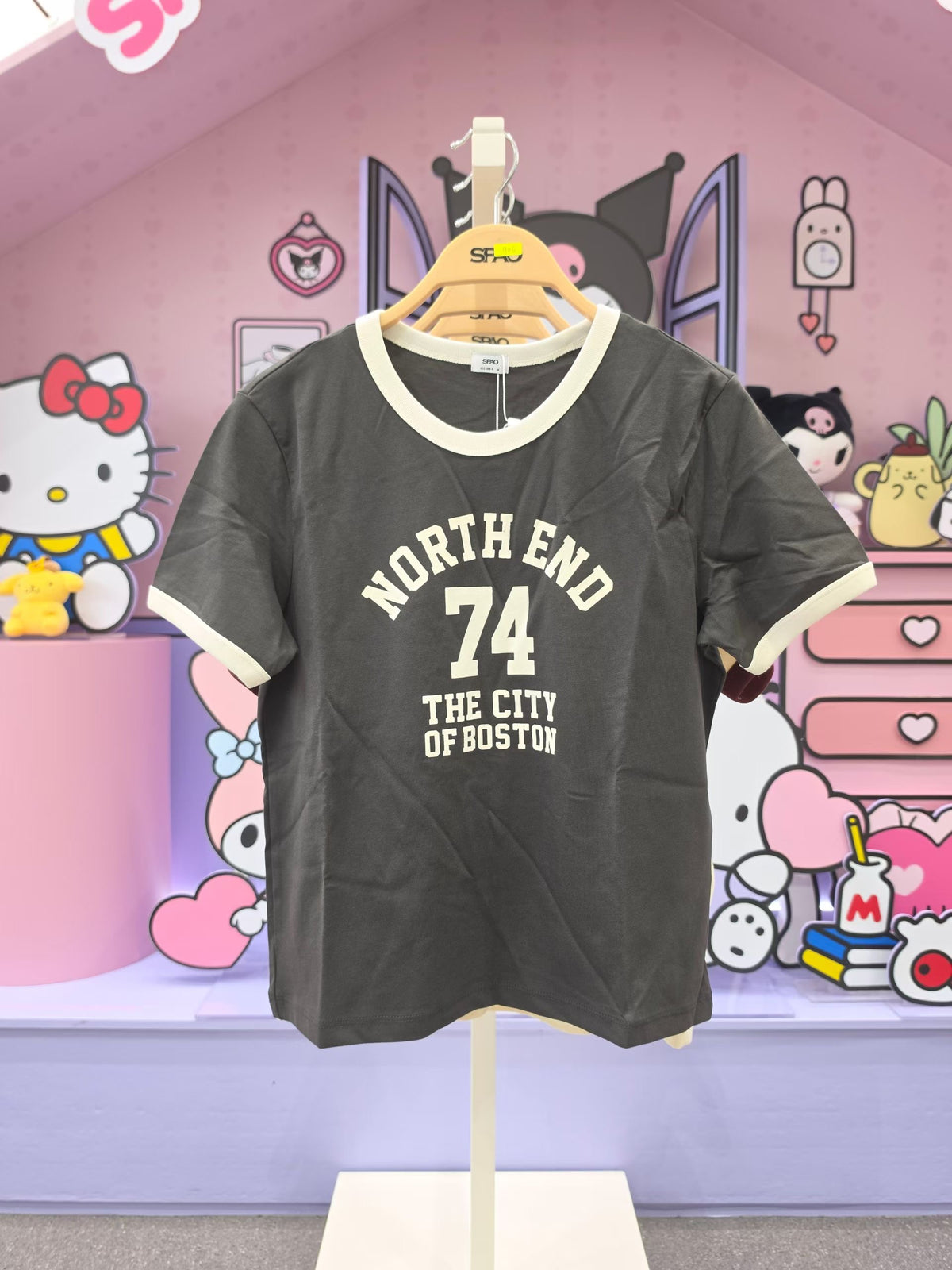 韓國 SPAO Ringer Short Sleeve T-shirt【SP460】