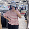 韓國 Snowpeak Sorona Women's Striped Short Sleeve T-shirt【SN151】