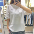 韓國 National Geographic 男女同款 Kraz Semi-Overfit Short Sleeve T-shirt【NG871】