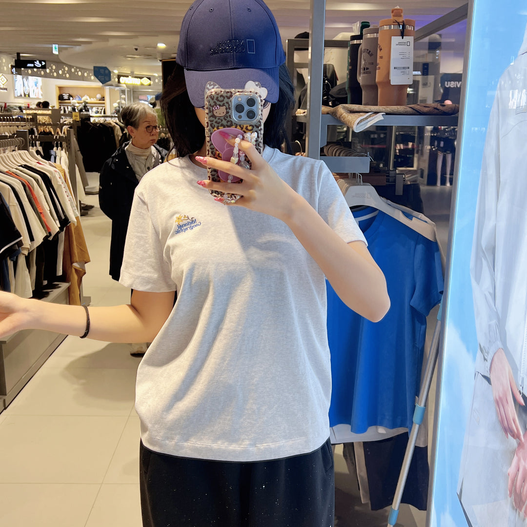 韓國 National Geographic Women's Abyss Graphic Short Sleeve T-shirt【NG985】