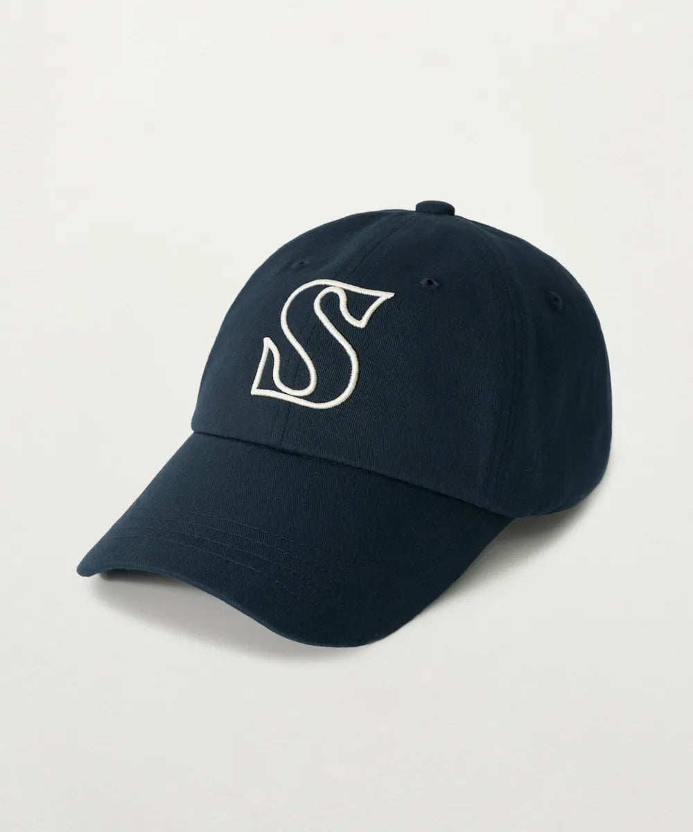 韓國 Satur S Logo Vintage Casual Ball Cap【SR358】