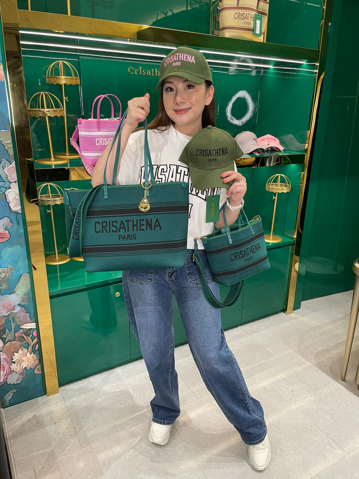 Crisathena Légèreté Large Tote Bag【SM164】