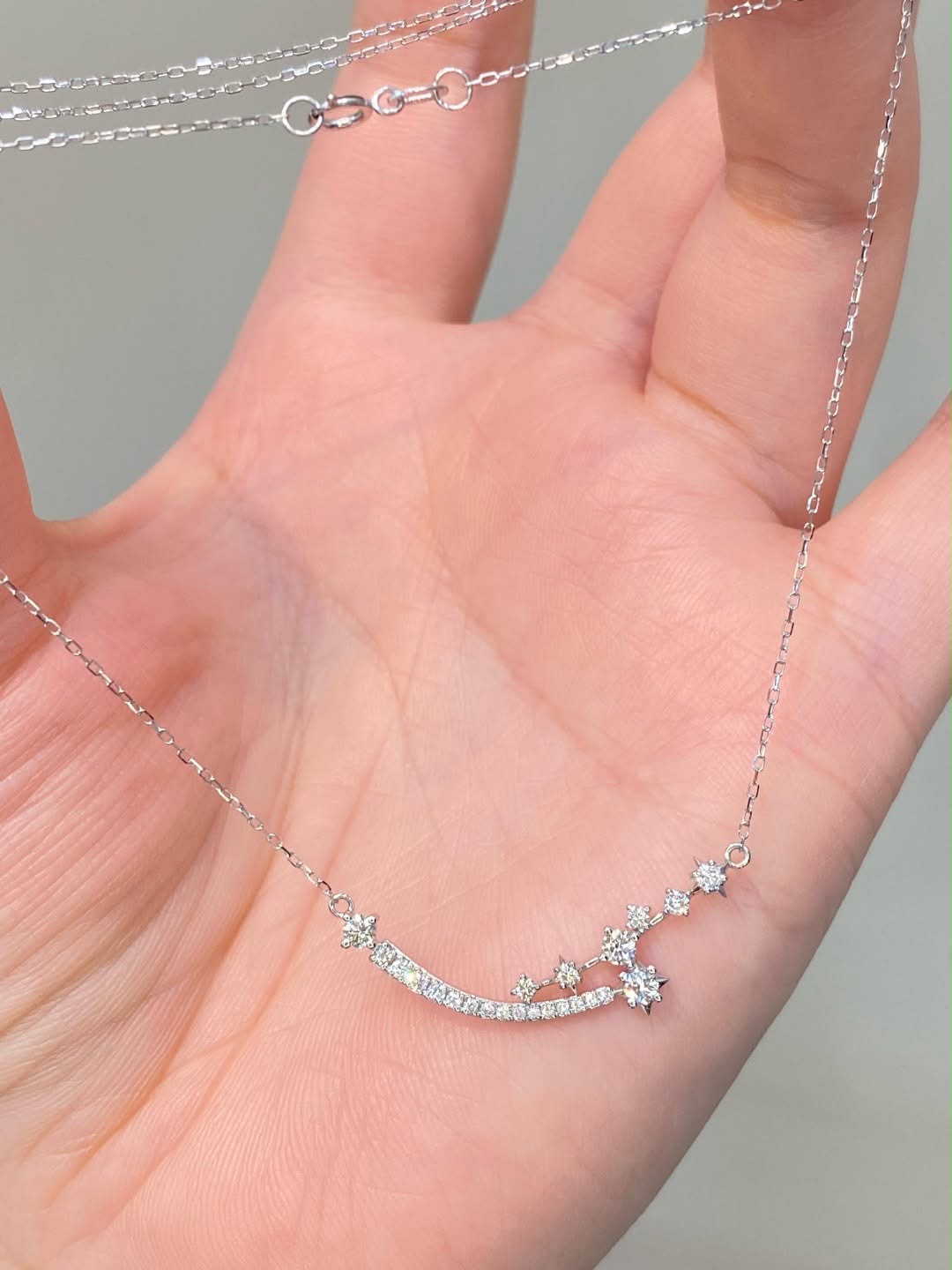 50分燦若星辰鑽石項鍊 (訂金$500，總售價為 $4,280)【SM2117】