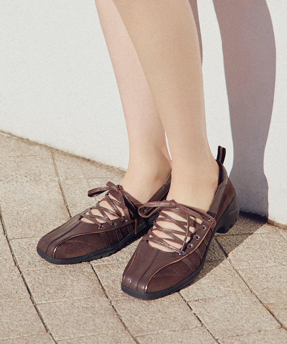 韓國 Rockfish Bliss Heel Laceup Sneakers【RH006】