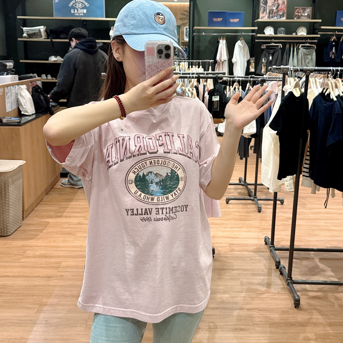 【現貨】韓國 WhoAU California Dyed Graphic T-shirt【WA143】