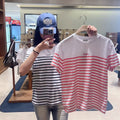 韓國 Marithe Francois Girbaud Block Stripe Tee【MD297】