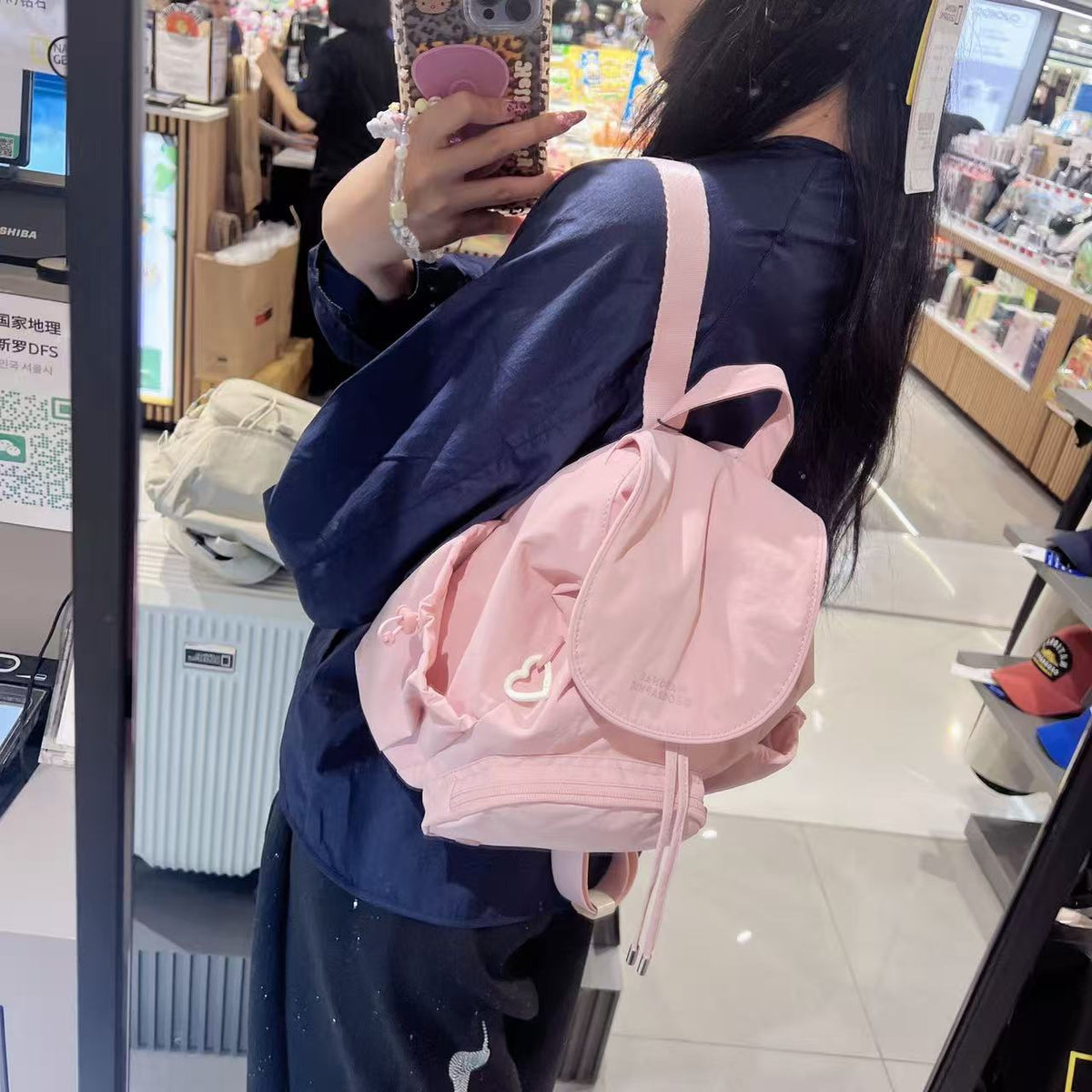 韓國 National Geographic Women's Lumi Mini Backpack【NG905】
