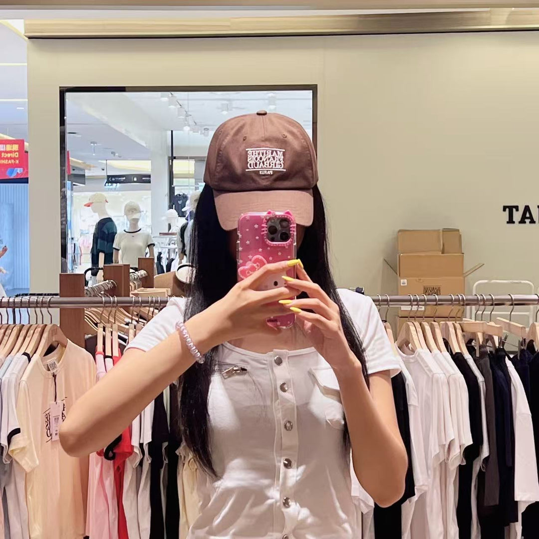韓國 Marithe Francois Girbaud Small Classic Logo Cap【MD342】