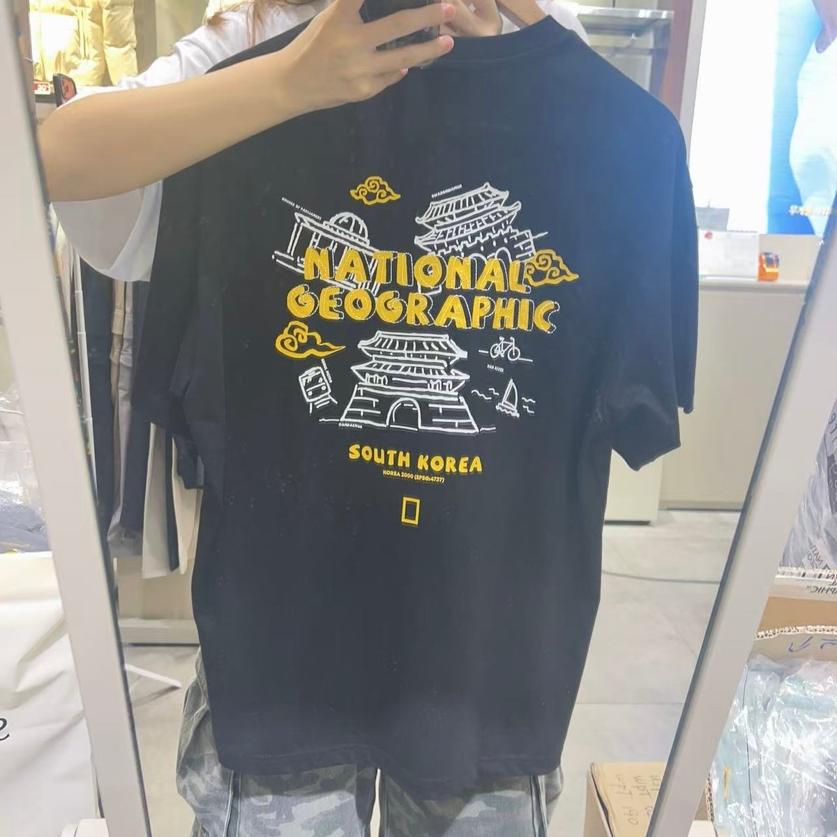 韓國 National Geographic 男女同款 T-Shirt【NG1079】