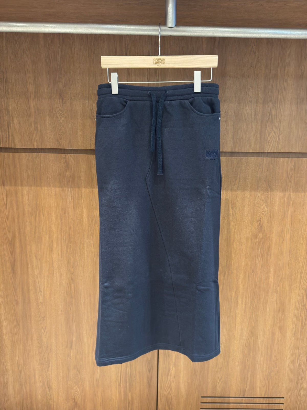 韓國 Marithe Francois Girbaud W Classic Logo Long Sweat Skirt【MD372】