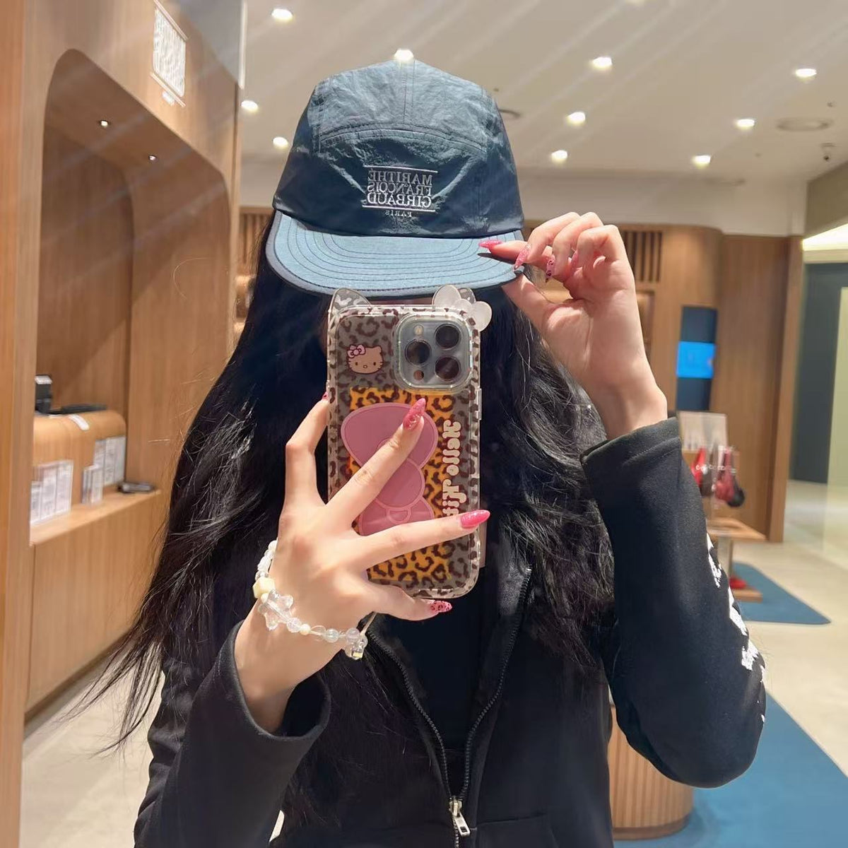 韓國 Marithe Francois Girbaud Small Classic Logo Nylon Camp Cap【MD263】