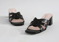 韓國 Chaakan Melody Twisted Strap Mule Slippers【CN013】