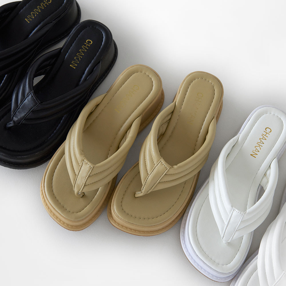 韓國 Chaakan Orb Platform Cushion Flip-flops【CN046】