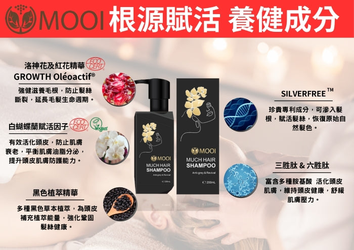 MOOI 密髮森洗髮露 200ml【SM2459】