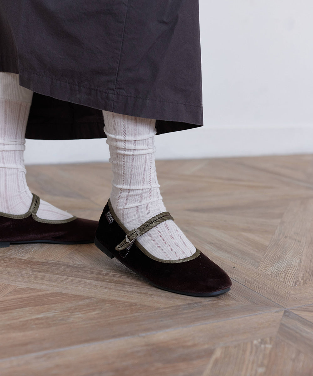 韓國 Rockfish Bella Quilted Maryjanes【RH013】