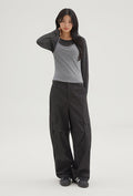 韓國 SPAO Wide Cargo Pants【SP334】