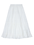 韓國 Marie Claire Banded Lace Long Skirt【SC663】