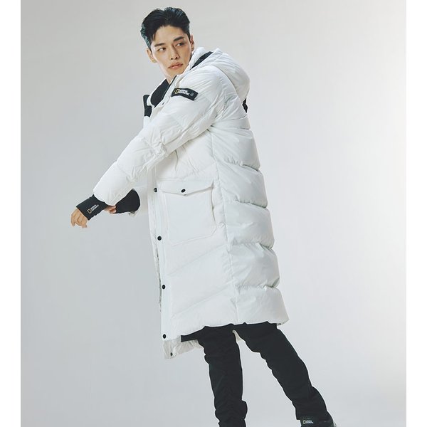 韓國 National Geographic 男款 Cozy Pocket Long Down Jumper【NG1126】